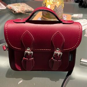 Zatchels british hand made leather cross body bag